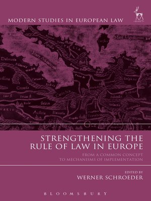cover image of Strengthening the Rule of Law in Europe